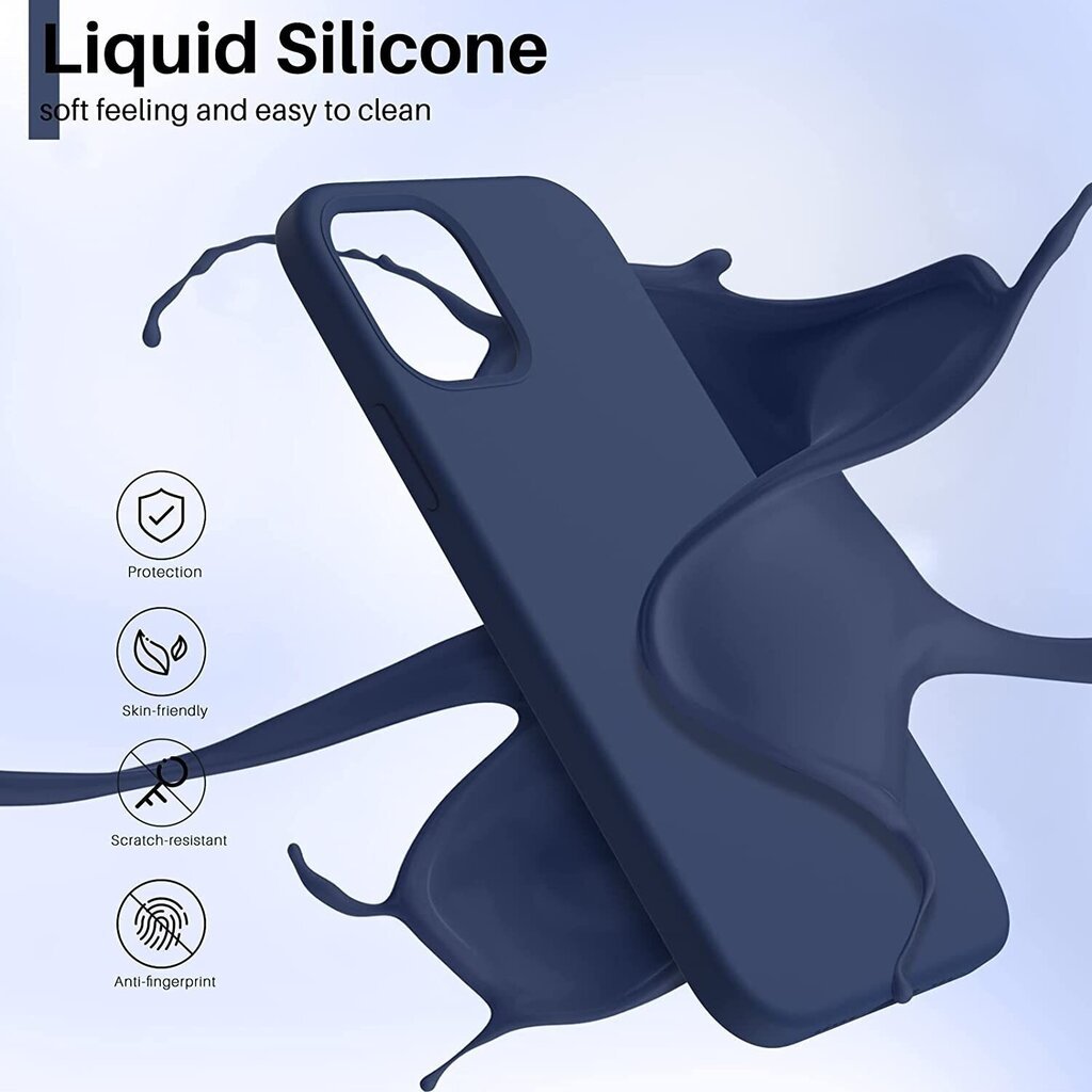 Telefoniümbris Liquid Silicone 1.5mm Xiaomi Redmi A1 tumesinine цена и информация | Telefoni kaaned, ümbrised | kaup24.ee