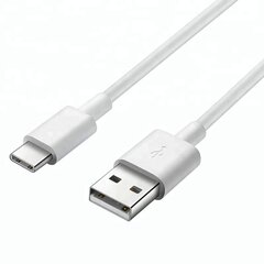 USB-kaabel originaal Samsung EP-DG970BWE Type-C 1.5m ilma pakendita valge hind ja info | Mobiiltelefonide kaablid | kaup24.ee