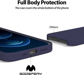 Чехол Mercury Silicone Case Samsung A346 A34 5G темно синий цена и информация | Чехлы для телефонов | kaup24.ee