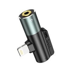 Аудио адаптер Hoco LS32 Lightning to 3.5mm серый цена и информация | Адаптеры и USB-hub | kaup24.ee