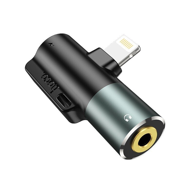 Audio adapter Hoco LS32 Lightning to 3.5mm halls hind ja info | USB jagajad, adapterid | kaup24.ee