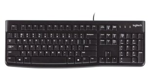 Logitech K120 USB 920-002508 hind ja info | Klaviatuurid | kaup24.ee