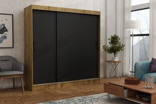 Шкаф Brent Windsor 200 Emma, коричневый/черный цвет цена и информация | Шкафы | kaup24.ee