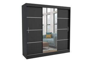 Шкаф Brent Windsor 200 Tomy, черный цвет цена и информация | Шкафы | kaup24.ee