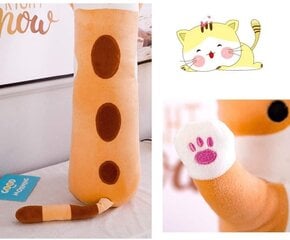 Plush toy cat brown, 70 cm цена и информация | Мягкие игрушки | kaup24.ee