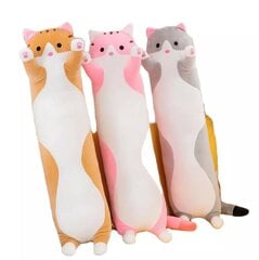 Plush toy cat pink, 70 cm цена и информация | Мягкие игрушки | kaup24.ee