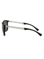 Päikeseprillid Emporio Armani Rectangle Rubber must/hall 500021412 hind ja info | Meeste päikeseprillid | kaup24.ee