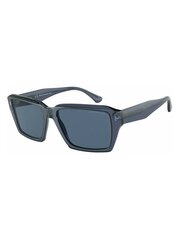 Мужские очки EMPORIO ARMANI Rectangle Shiny Transparent Blue 500021420 цена и информация | Солнцезащитные очки для мужчин | kaup24.ee