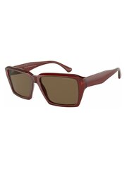 Мужские очки EMPORIO ARMANI Rectangle Shiny Transparent Red Dark Brown 500021421 цена и информация | Солнцезащитные очки | kaup24.ee