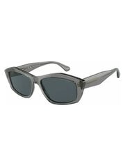 Солнцезащитные очки EMPORIO ARMANI Square Shiny Transparent Grey 500021423 цена и информация | Naiste päikeseprillid | kaup24.ee
