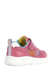 Spordijalatsid tüdrukutele GEOX J Aril Fuchsia Multicolor 520672678 цена и информация | Детская спортивная обувь | kaup24.ee
