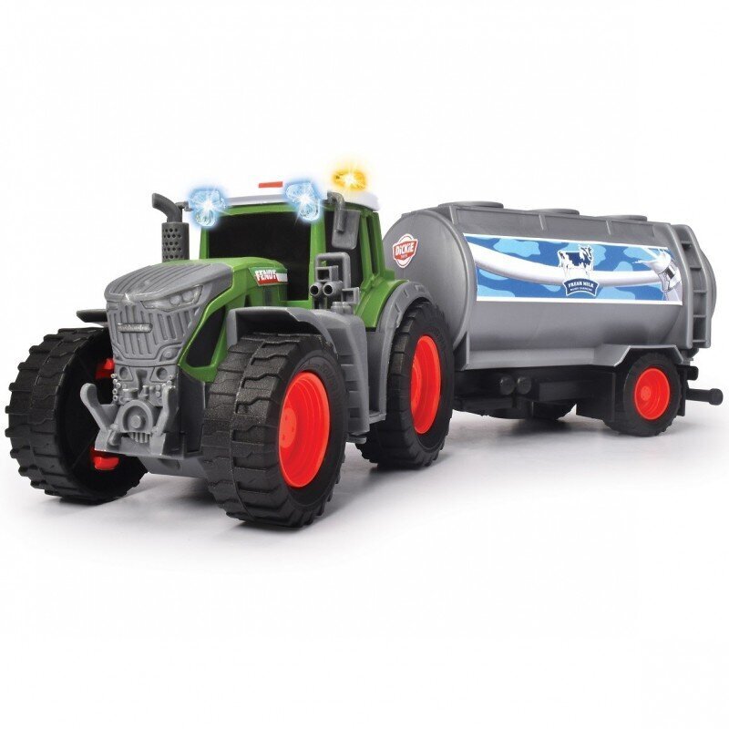 Piimahaagisega traktor Dickie Toys, 26 cm цена и информация | Poiste mänguasjad | kaup24.ee