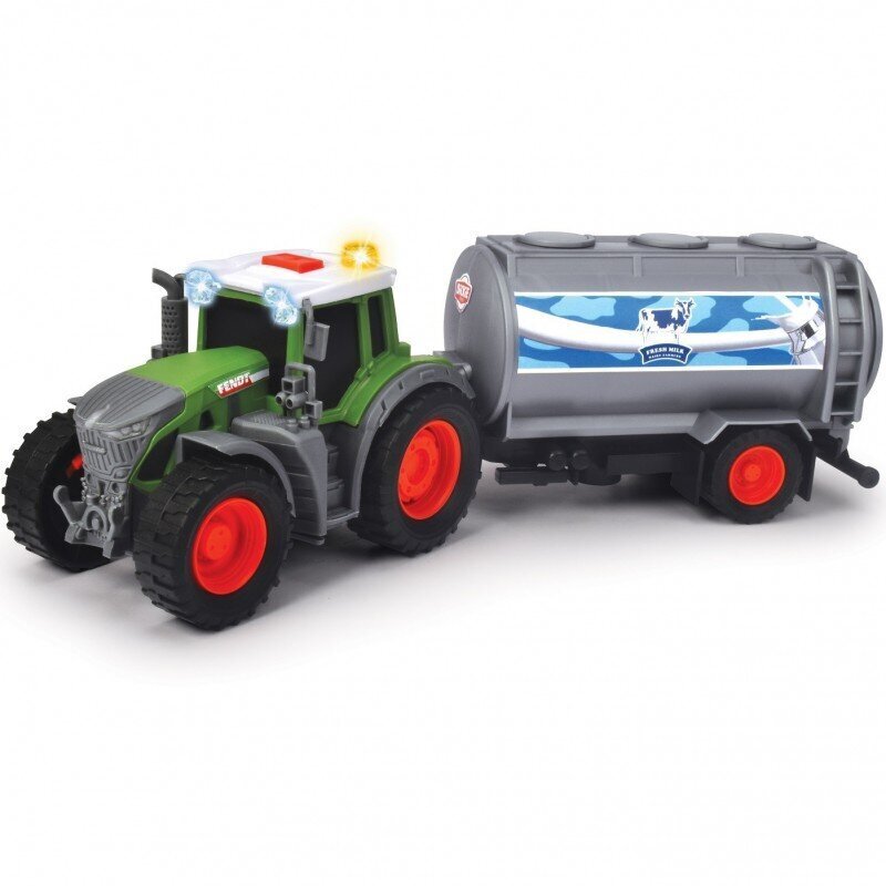 Piimahaagisega traktor Dickie Toys, 26 cm hind ja info | Poiste mänguasjad | kaup24.ee