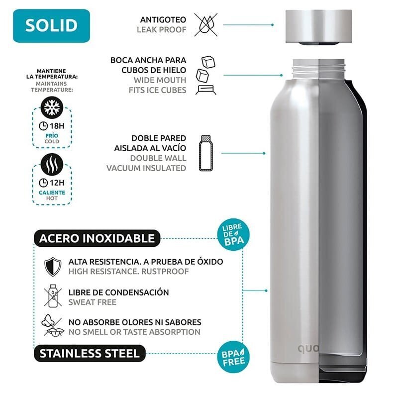 Termospudel Quokka Solid Kids, 330 ml цена и информация | Joogipudelid | kaup24.ee