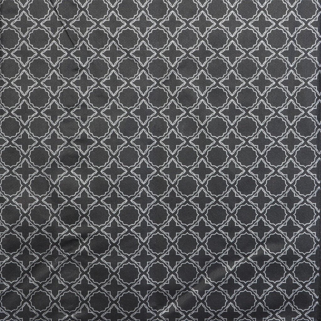 Tekstiilist riidekapp Saska Garden Ornament, 88x46x170 cm, must hind ja info | Kapid | kaup24.ee