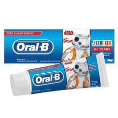 Данту паста Oral B Junior 6+ лет Звездные войны, 75 мл цена и информация | Для ухода за зубами | kaup24.ee