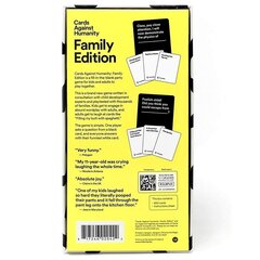 Lauamäng perele Cards Against Humanity - Family Edition цена и информация | Настольные игры, головоломки | kaup24.ee