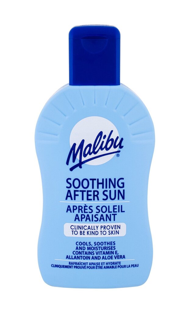 Rahustav kreem Malibu Soothing After Sun Lotion - Sun lotion, 200 ml цена и информация | Päikesekreemid | kaup24.ee