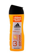 Adidas AdiPower dušigeel meestele, 300 ml hind ja info | Dušigeelid, õlid | kaup24.ee