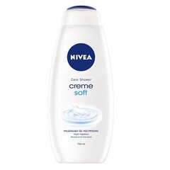 Гель для душа Nivea Creme Soft, 750 мл цена и информация | Масла, гели для душа | kaup24.ee