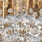 Lühter Hanna 4LT kuldne kristallidega 3404-4GO hind ja info | Rippvalgustid | kaup24.ee