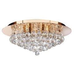 Lühter Hanna 6LT kuldne kristallidega 3406-6GO hind ja info | Rippvalgustid | kaup24.ee
