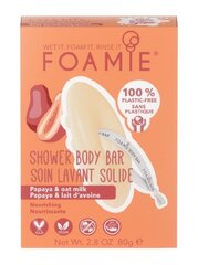 Питательное мыло для душа Foamie Oat to Be Smooth, 80 г цена и информация | Масла, гели для душа | kaup24.ee