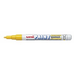 Püsimarker Uni-Ball Paint PX-21L Kollane, 12 tk цена и информация | Принадлежности для рисования, лепки | kaup24.ee