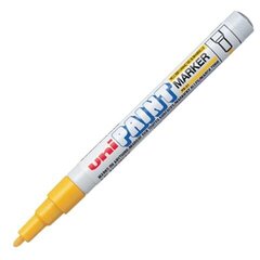 Постоянный маркер Uni-Ball Paint PX-21L Жёлтый 12 штук цена и информация | Принадлежности для рисования, лепки | kaup24.ee