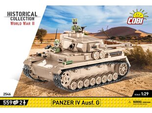 COBI - Plastkonstruktorid Panzer IV Ausf.G, 1/29, 2546 цена и информация | Конструкторы и кубики | kaup24.ee