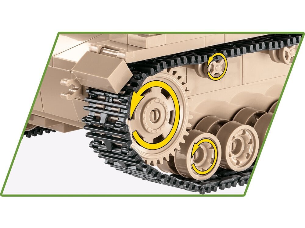 COBI - Plastkonstruktorid Panzer IV Ausf.G, 1/29, 2546 hind ja info | Klotsid ja konstruktorid | kaup24.ee