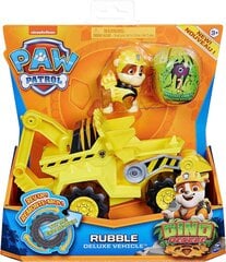 Paw Patrol Deluxe Vehicle - Dino Rescue - Rubble цена и информация | Игрушки для мальчиков | kaup24.ee