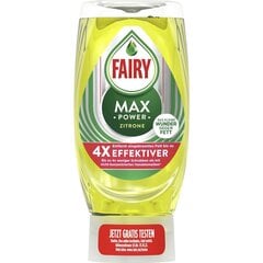 FAIRY Max Power nõudepesuvahend Lemon 370ml цена и информация | Средства для мытья посуды | kaup24.ee