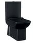 Kompaktne WC pott Premium Lara Creavit 35x80x64 cm, must matt цена и информация | WС-potid | kaup24.ee