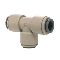 PI0208S, John Guest Acetal Fitting Equal Tee 1/4″, 10tk hind ja info | Torude ühendused, ventiilid | kaup24.ee