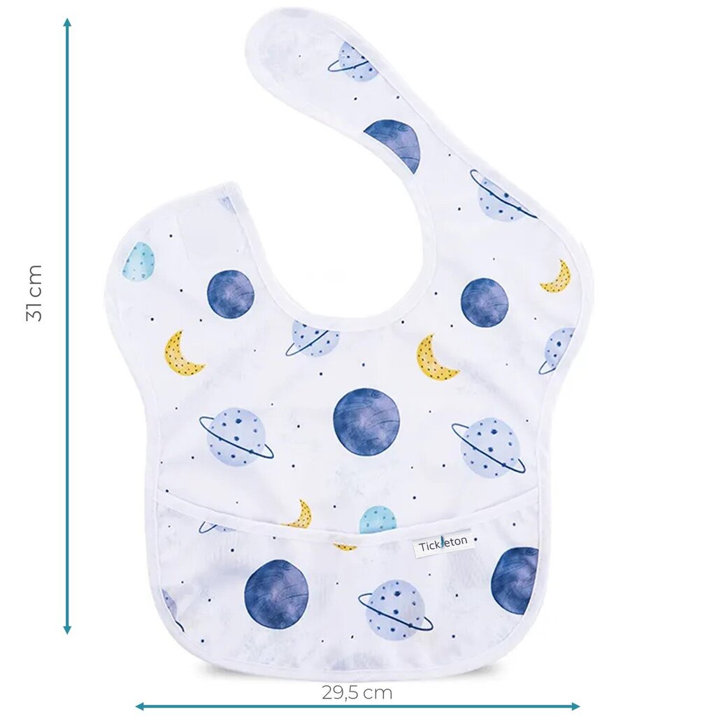Veekindel pudipõll Baby Planet taskuga 6-24 kuud 1 tk. hind ja info | Pudipõlled | kaup24.ee