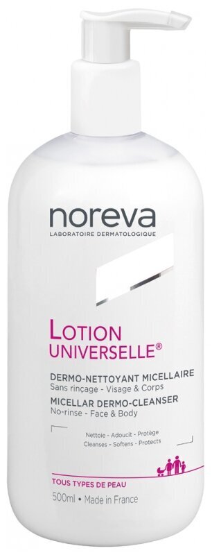 Puhastav mitsellaarne näo- ja kehapiim Noreva Lotion Universelle, 500 ml hind ja info | Näopuhastusvahendid | kaup24.ee