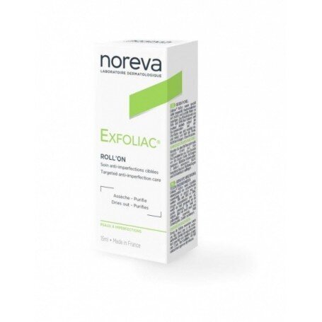 Rull akne vastu Noreva Exfoliac Roll' On, 5 ml hind ja info | Näoõlid, seerumid | kaup24.ee