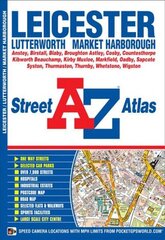 Leicester A-Z Street Atlas New Eighth edition hind ja info | Reisiraamatud, reisijuhid | kaup24.ee