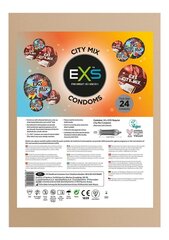 Kondoomid Exs City Mix 24 tk hind ja info | Kondoomid | kaup24.ee