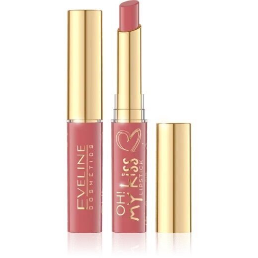 Huulepulk Eveline Oh My Kiss Lipstick 02, 1.5g цена и информация | Huulepulgad, -läiked, -palsamid, vaseliin | kaup24.ee