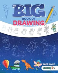 Big Book of Drawing: Over 500 Drawing Challenges for Kids and Fun Things to Doodle (How to draw for kids, Children's drawing book) цена и информация | Книги для малышей | kaup24.ee
