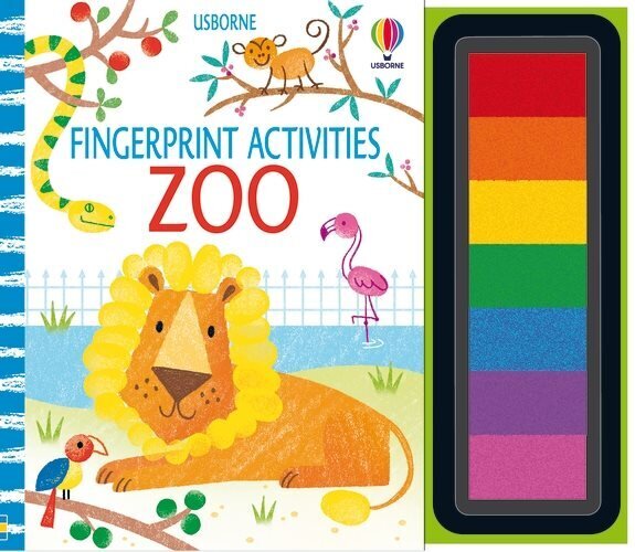 Fingerprint Activities Zoo цена и информация | Väikelaste raamatud | kaup24.ee