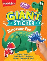 Giant Sticker Dinosaur Fun цена и информация | Книги для малышей | kaup24.ee