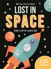 Foil Art Lost in Space: Mess-free foil craft for creative kids! цена и информация | Книжки - раскраски | kaup24.ee