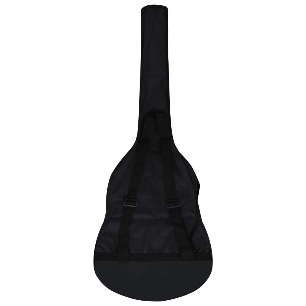 vidaXL kitarrikott 4/4 klassikalisele kitarrile, must 100x37 cm kangas hind ja info | Muusikariistade tarvikud | kaup24.ee