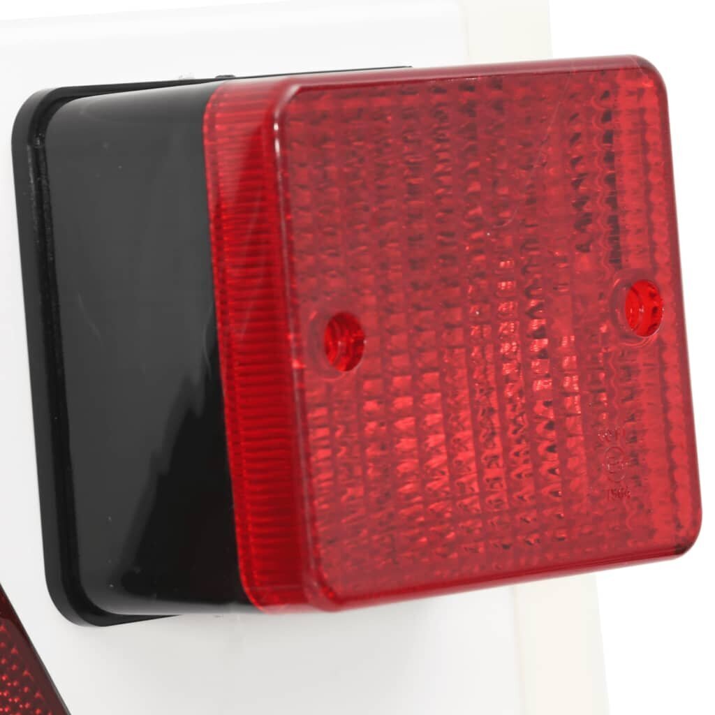 vidaXL haagisetuli, punane, 115x7x14 cm, 12 V, klassikaline pirn hind ja info | Haagised ja varuosad | kaup24.ee