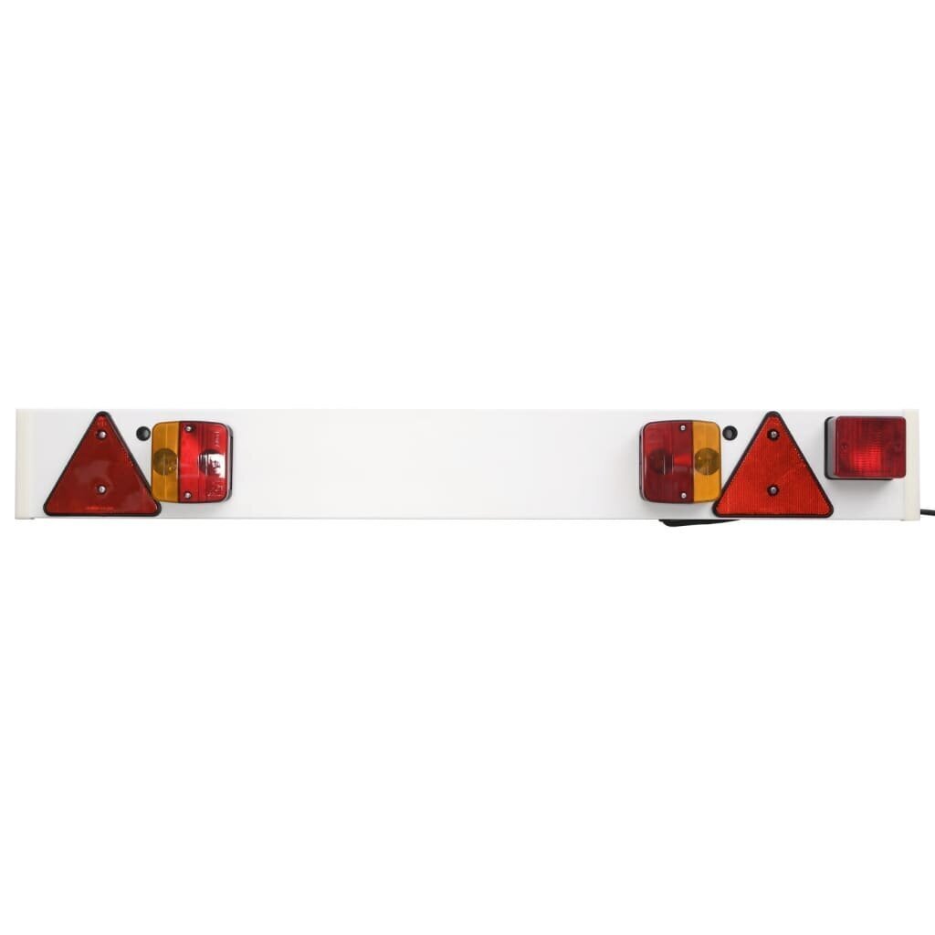vidaXL haagisetuli, punane, 115x7x14 cm, 12 V, klassikaline pirn hind ja info | Haagised ja varuosad | kaup24.ee