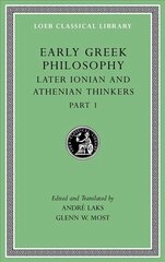 Early Greek Philosophy: Later Ionian and Athenian Thinkers, Part 1, Volume VI цена и информация | Исторические книги | kaup24.ee