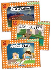 Jolly Phonics Orange Level Readers Set 4: in Precursive Letters (British English edition) hind ja info | Lasteraamatud | kaup24.ee